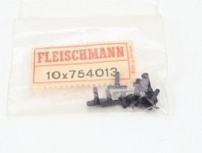 E1641 Fleischmann H0 754013 Ersatzteil 10x Puffer Steckpuffer eckig