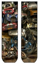 COOL7 Socken Car Junkyard