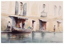 323 Original Aquarell Gemälde