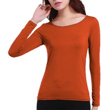 Damen Langarm Kurzarm T-Shirt