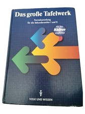 Volk und Wissen Tafelwerk Formelsammlung Sek I+II Abitur Hardcover Deutsch