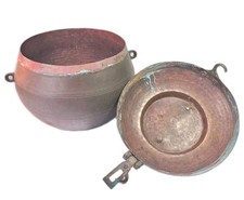 Antique Hammered Copper Round