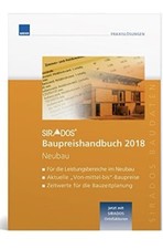 sirAdos Baupreishandbuch 2018 Neubau - neuwertig (BKI)