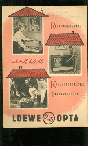 Loewe opta rundfunkgeräte - loewe,