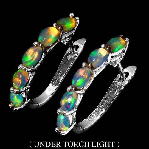 925 sterling silber - silber, ohrringe
