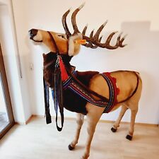 Steiff 522154 Studio Hirsch Leihgabe 170 cm Mohair Studio Tier mit Geweih