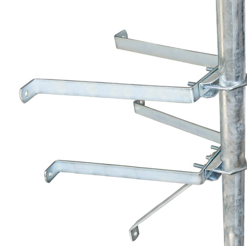 Mauerhalterset 40cm stahl - 40cm, sat