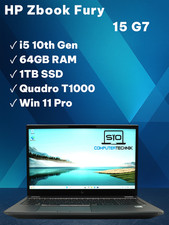 HP Zbook Fury 15 G7 i7-10750H