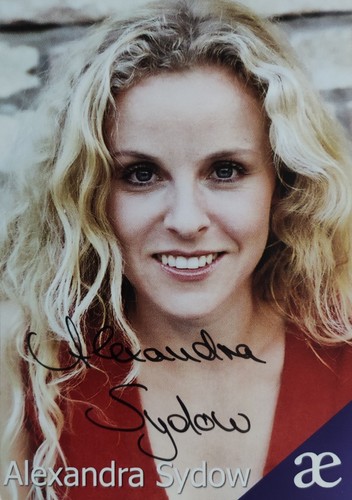 Alexandra sydow autogramm - sydow,