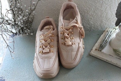 Sneaker beige running - sneaker,