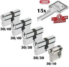 5 x Zylinder Abus kleine Schließanlage Gleichschließend + Not + Gefahrenfunktion
