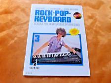 ROCK-POP-KEYBOARD 3 Schule für Keyboard & Synthesizer mit CD