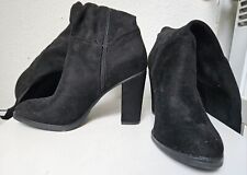 Graceland Overknee Stiefel, Gr. 40, schwarz, Wildleder Optik