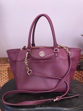 Tommy Hilfiger Tasche Handtasche Schultertasche Masse s.Bilder Bordeaux