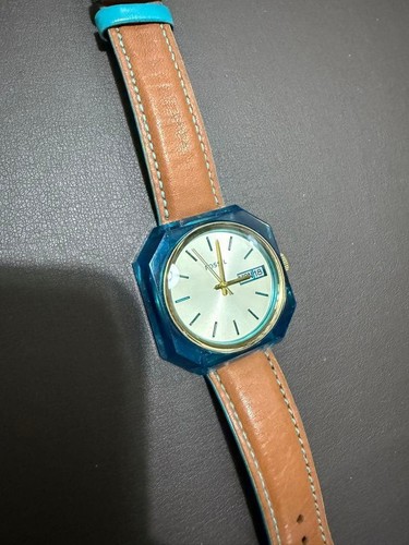 Fossil damen blau achteck - damen,