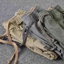 Herren Cargohose Kordelzug