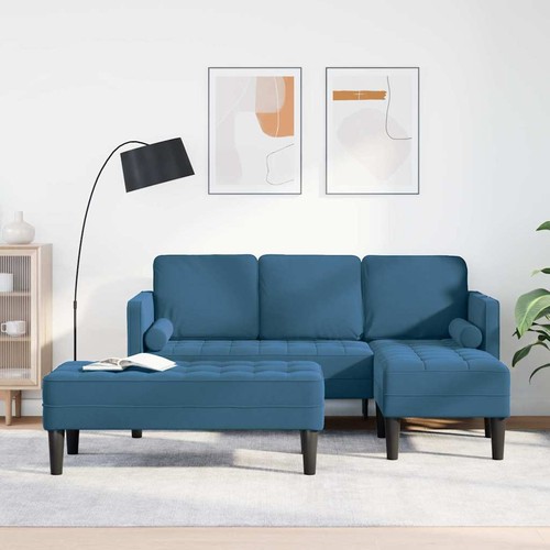 Modern form sofa samt lounge - l-form,
