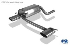  Duplex Sportauspuff Mercedes C-Klasse W203 S203 Limousine u. T-Modell