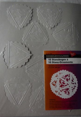 Stanzbogen 10 - 10, á