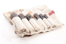 alter Werkzeugwickel Werkzeugtasche Bordwerkzeug DDR Oldtimer Steckschlüsselsatz