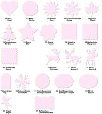 URSUS Motivlocher Jumbo - Stanzer mit Hebelfunktion für Papier 160- 220 g/m²