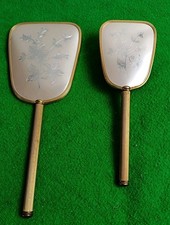 Vintage hand kosmetikspiegel - vintage,