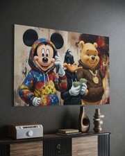 Micky Maus Leinwand Bild