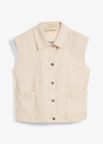 Neu jeansweste 46 beige - gr.,