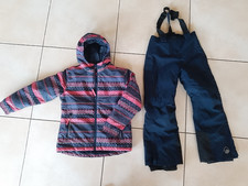 Skijacke Skihose Skianzug Mädchen 122/128 CRIVIT blau/bunt , Schneeanzug