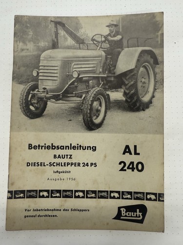 Original bautz 240 traktor - 240,