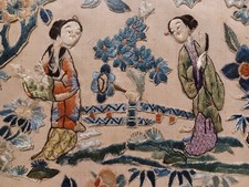 Antike sehr feine Stickerei