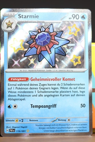 Starmie 119 091 shiny - starmie,