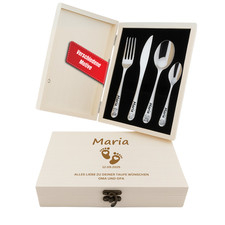 Personalisiertes Kinderbesteck mit Gravur – Perfektes Geschenk zur Taufe, Geburt