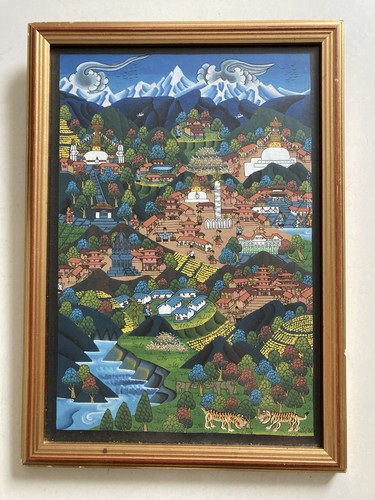 Vintage thangka gemälde - vintage,