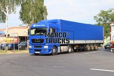 LKW Foto MAN TGX 18.440 Planensattelzug Ukraine blau Barva Avto #f4px