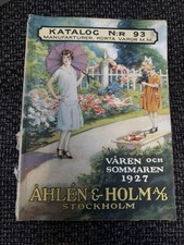 Åhlén & Holm Katalog 1927