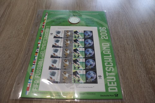 Numisblatt euro fifa wm - 10,