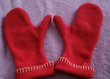 RADIUS DESIGN Fäustlinge Erwachsene Rot Fleecee unisex