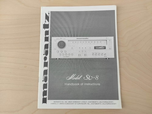 Marantz model user manual - model,