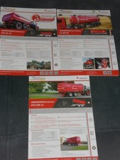 ANNABURGER Muldenkipper, Halfpipe-Mulde, Güllezubringer Prospektblätter ( 4121)