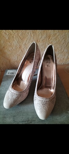 Rosé farbige high heels - rosé-farbige,