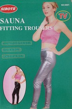 Schwitzhose schwarz Saunahose