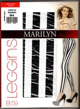 SALE! Damen Leggings lang Hose Jeggings Streifen-Muster Hose Leggings extra lang