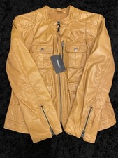 PATAGO Damen Echtlederjacke, Artikelzustand neu, Farbe curry, Gr. 40