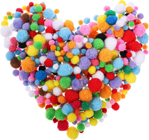 300 stück pompons zum - zum, basteln