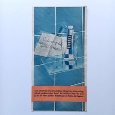 1958 Blendax Zahnpasta Zahncreme Werbeanzeige Werbung Reklame Advertising
