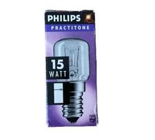 Glühlampe Glühbirne Leuchtmittel 15 Watt PHILIPS Practitone E14 Kühlschrank