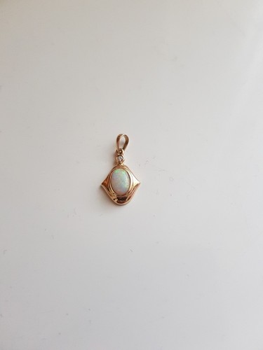 Opal anhänger mit - mit, diamant