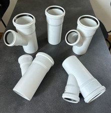 5 Stk Rehau RAUPIANO PLUS Einfachabzweig DN75/50 45°  /B