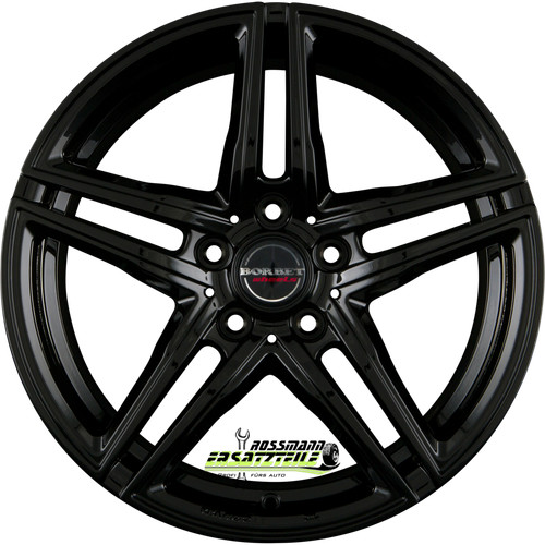 Borbet xrt black - black, glossy